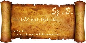Szilágyi Dalida névjegykártya
